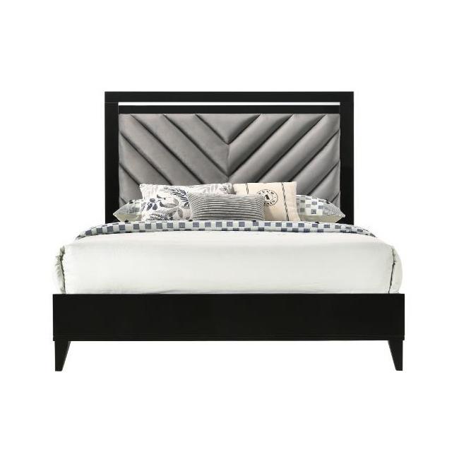 Acme Furniture King Upholstered Panel Bed 27407EK IMAGE 1