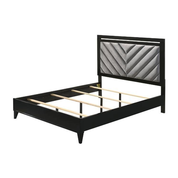 Acme Furniture King Upholstered Panel Bed 27407EK IMAGE 2