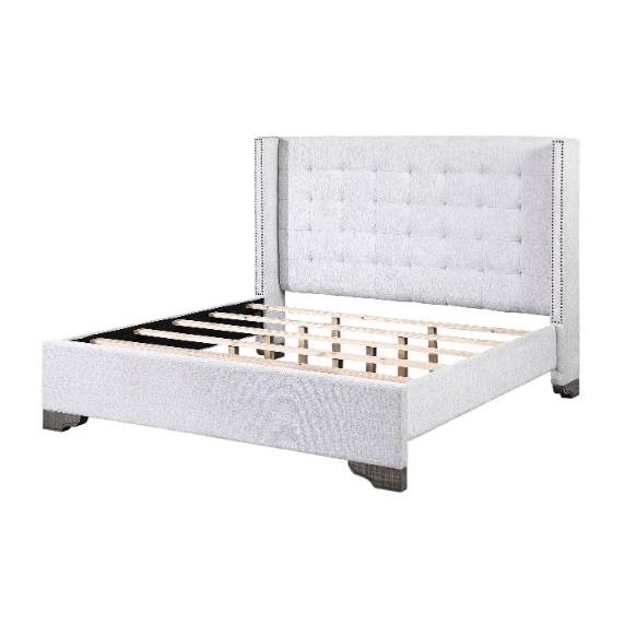 Acme Furniture King Upholstered Panel Bed 27697EK IMAGE 1