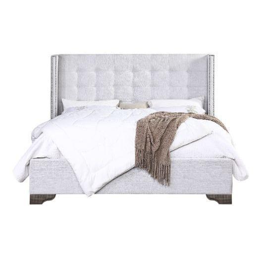 Acme Furniture Queen Upholstered Panel Bed 27700Q IMAGE 1