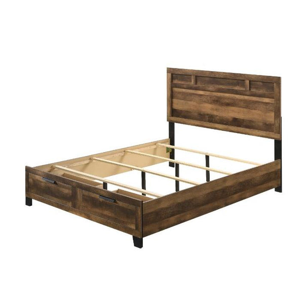 Acme Furniture Queen Panel Bed with Storage 28590Q IMAGE 1