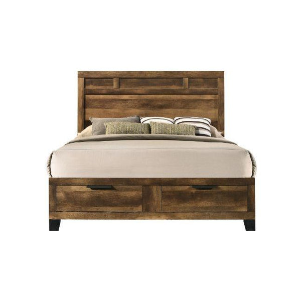 Acme Furniture Queen Panel Bed with Storage 28590Q IMAGE 1