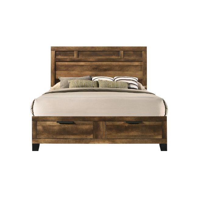 Acme Furniture Queen Panel Bed with Storage 28590Q IMAGE 1