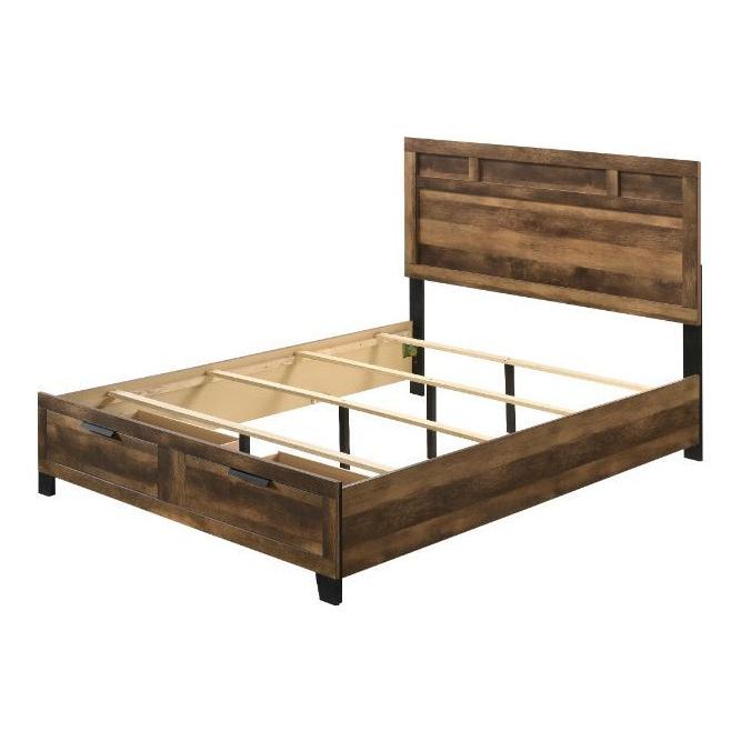 Acme Furniture Queen Panel Bed with Storage 28590Q IMAGE 2