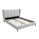 Acme Furniture Duran King Upholstered Panel Bed 28957EK IMAGE 1
