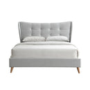 Acme Furniture Duran King Upholstered Panel Bed 28957EK IMAGE 2