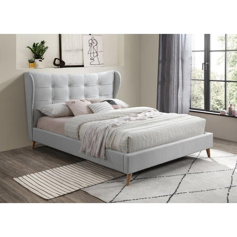 Acme Furniture Duran Queen Upholstered Panel Bed 28960Q IMAGE 3