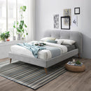 Acme Furniture Graves King Upholstered Panel Bed 28977EK IMAGE 1