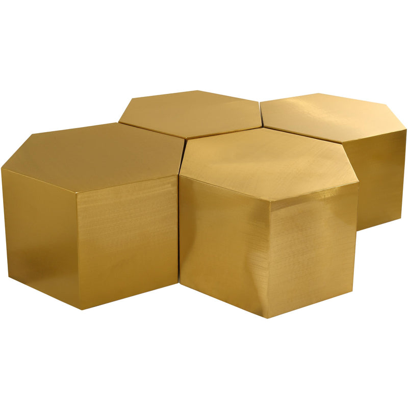 Meridian Hexagon Coffee Table 292-CT-4PC IMAGE 1