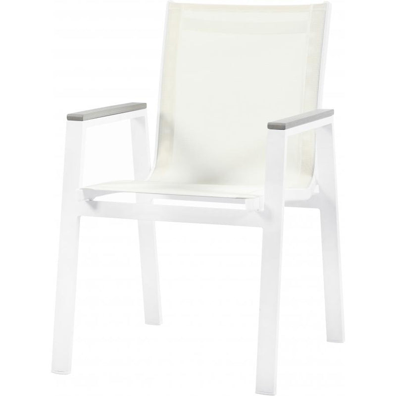 Meridian Outdoor Seating Dining Chairs 366White-AC IMAGE 1