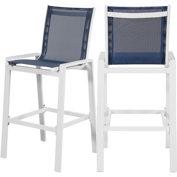Meridian Outdoor Seating Stools 386Navy-C IMAGE 1