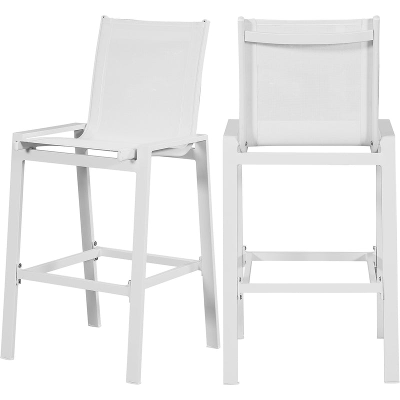 Meridian Outdoor Seating Stools 386White-C IMAGE 1