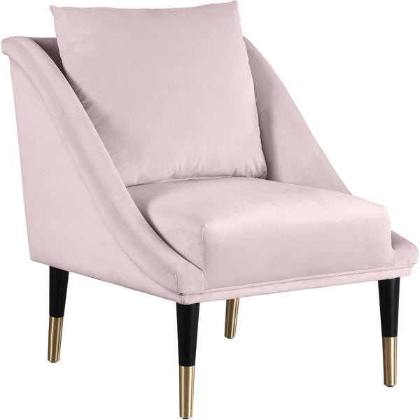 Meridian Elegante Stationary Fabric Accent Chair 517Pink-C IMAGE 1