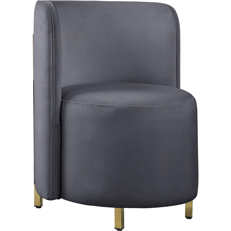 Meridian Rotunda Stationary Fabric Accent Chair 518Grey-C IMAGE 1