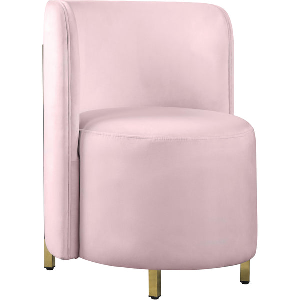 Meridian Rotunda Stationary Fabric Accent Chair 518Pink-C IMAGE 1