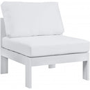 Meridian Outdoor Seating Chairs 375White-Armless IMAGE 1