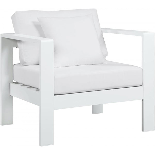 Meridian Outdoor Seating Chairs 375White-Chair IMAGE 1