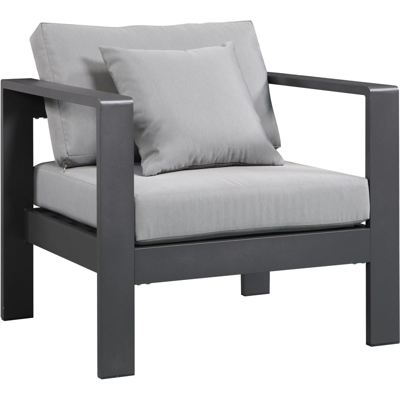 Meridian Outdoor Seating Chairs 376Grey-Chair IMAGE 1