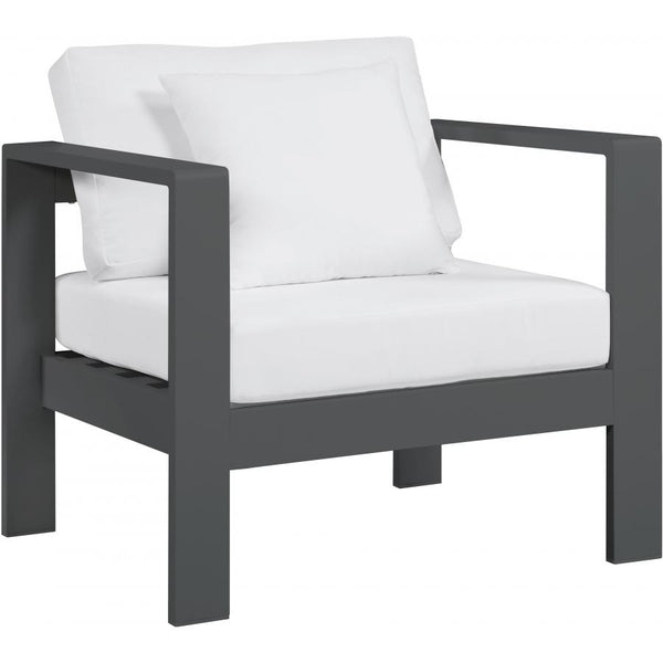 Meridian Outdoor Seating Chairs 376White-Chair IMAGE 1