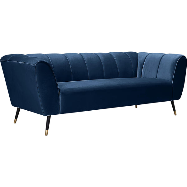 Meridian Beaumont Stationary Fabric Sofa 626Navy-S IMAGE 1