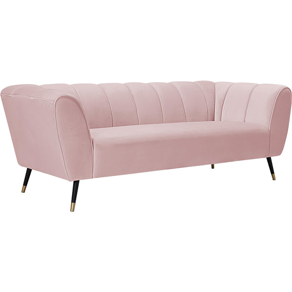 Meridian Beaumont Stationary Fabric Sofa 626Pink-S IMAGE 1