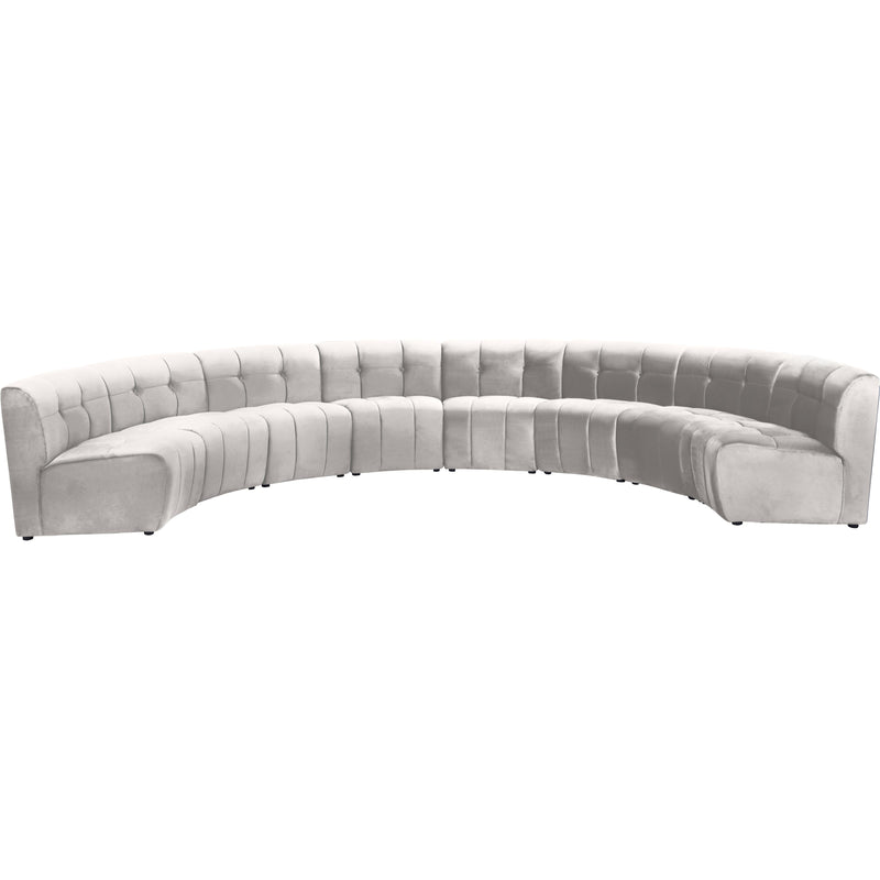 Meridian Limitless Fabric 8 pc Sectional 645Cream-8PC IMAGE 1