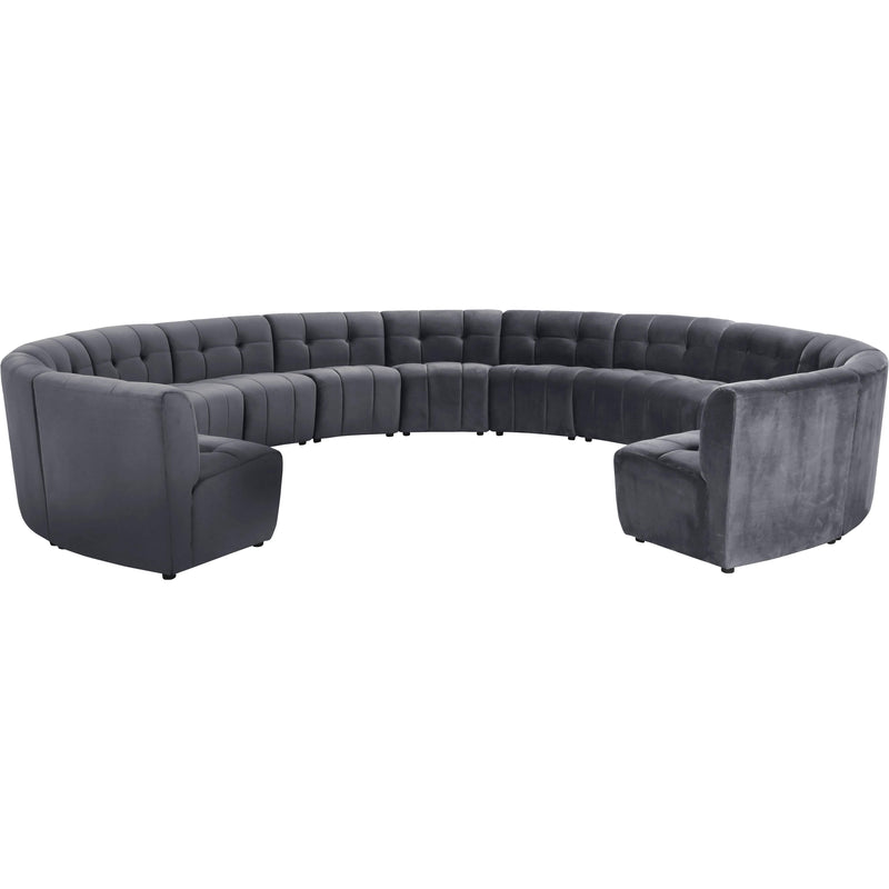 Meridian Limitless Fabric 13 pc Sectional 645Grey-13PC IMAGE 1