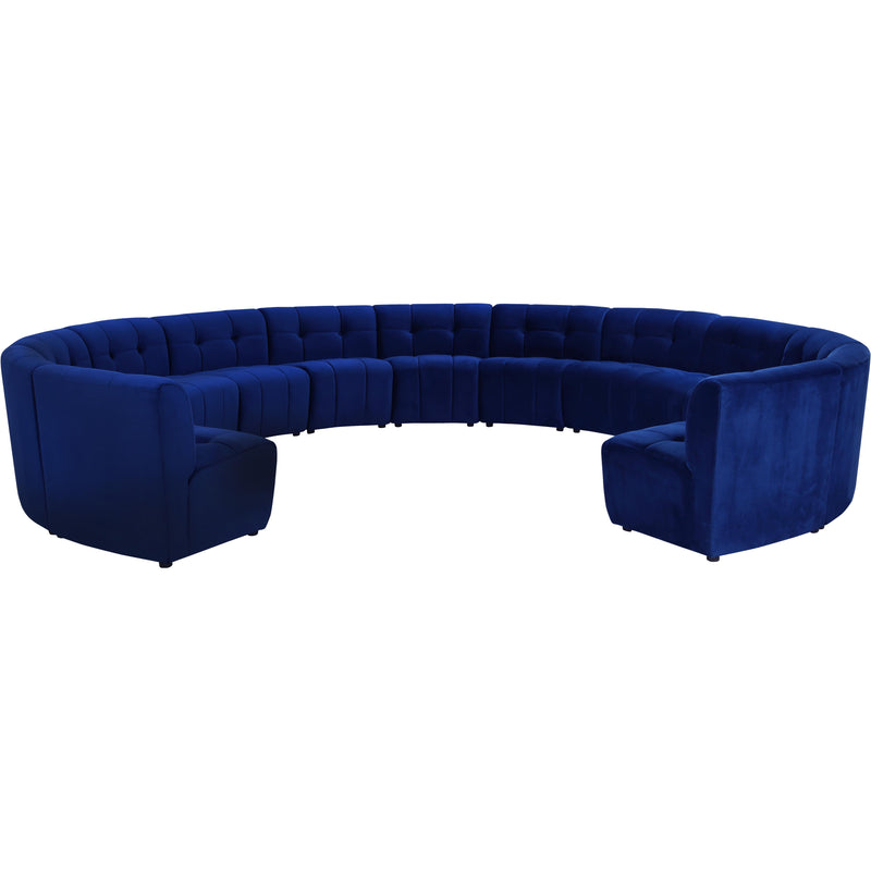 Meridian Limitless Fabric 13 pc Sectional 645Navy-13PC IMAGE 1
