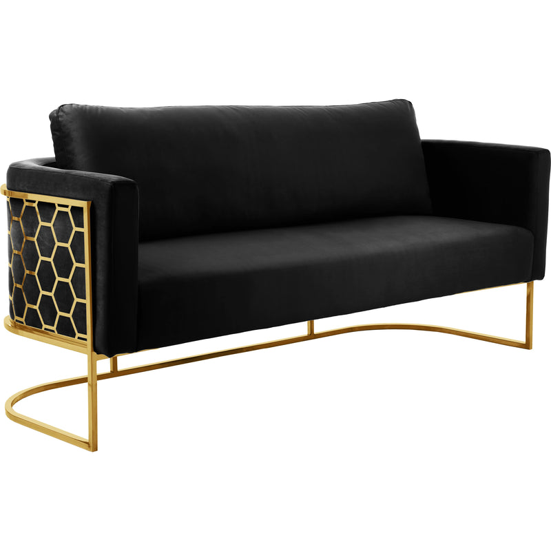 Meridian Casa Stationary Fabric Sofa 692Black-S IMAGE 1
