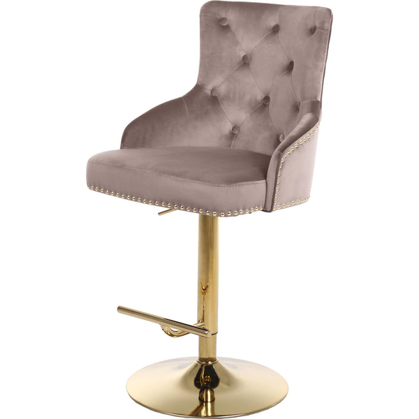 Meridian Claude Adjustable Height Stool 713Pink IMAGE 1