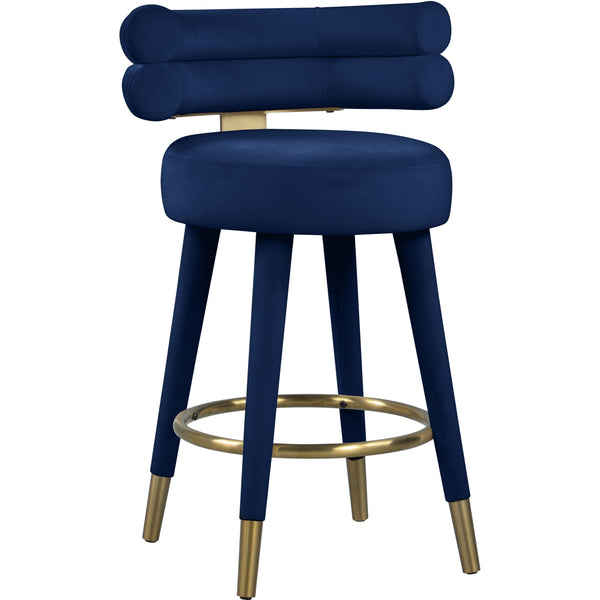 Meridian Fitzroy Counter Height Stool 798Navy-C IMAGE 1