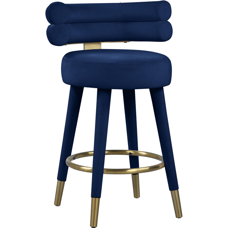 Meridian Fitzroy Counter Height Stool 798Navy-C IMAGE 1