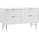 Meridian Modernist 4-Drawer Dresser 802White-D IMAGE 1