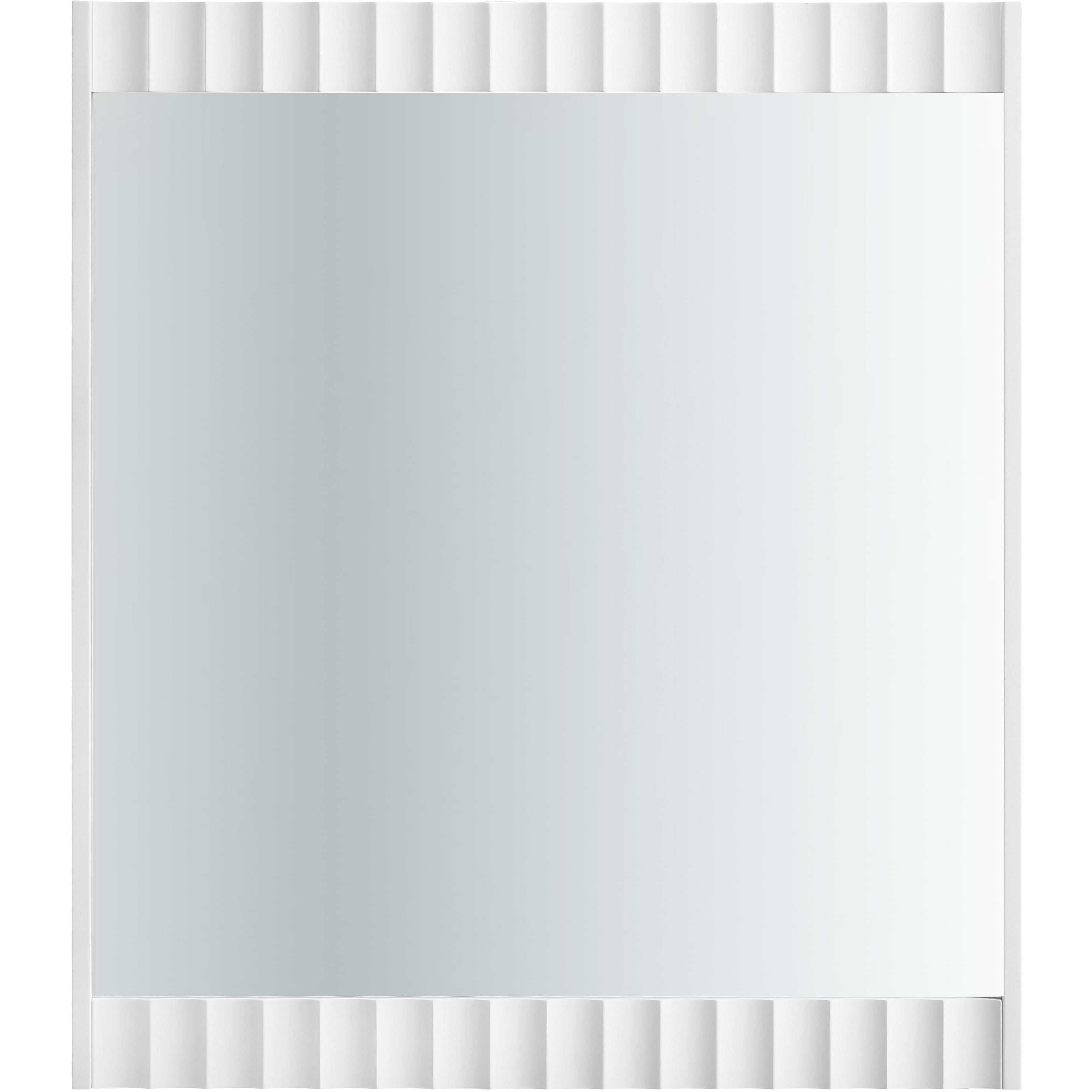 Meridian Mirror Meridian Modernist White Gloss Mirror
