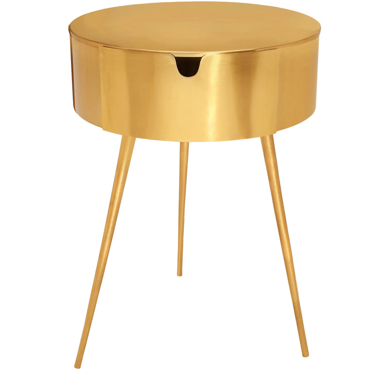 Meridian Bali 1-Drawer Nightstand 835Gold IMAGE 1