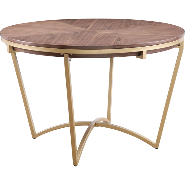 Meridian Round Eleanor Dining Table with Pedestal Base 932-T IMAGE 1