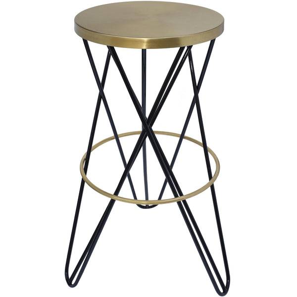 Meridian Mercury Pub Height Stool 946Black IMAGE 1