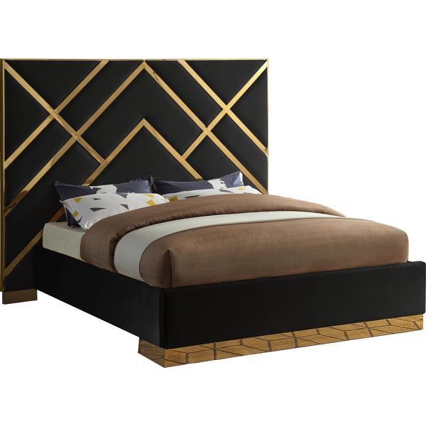 Meridian Vector King Upholstered Platform Bed VectorBlack-K IMAGE 1