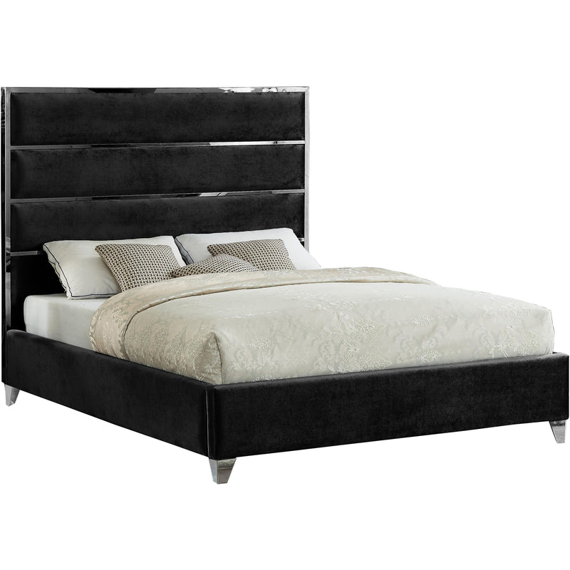 Meridian Zuma Full Upholstered Platform Bed ZumaBlack-F IMAGE 1