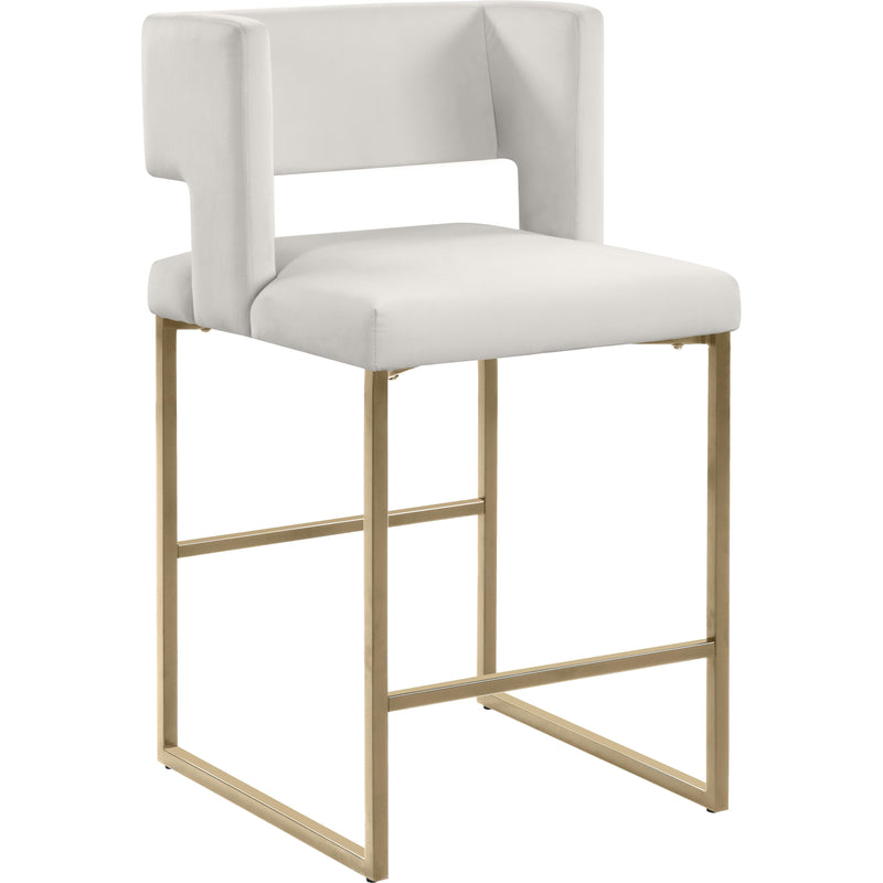 Meridian Caleb Counter Height Stool 969Cream-C IMAGE 1