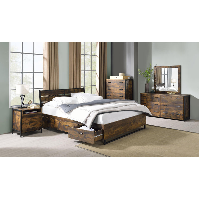 Acme Furniture Juvanth King Panel Bed with Storage 24257EK IMAGE 6