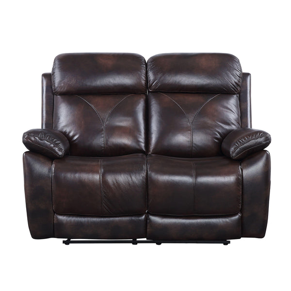 Acme Furniture Perfiel Reclining Leather Loveseat LV00067 IMAGE 1
