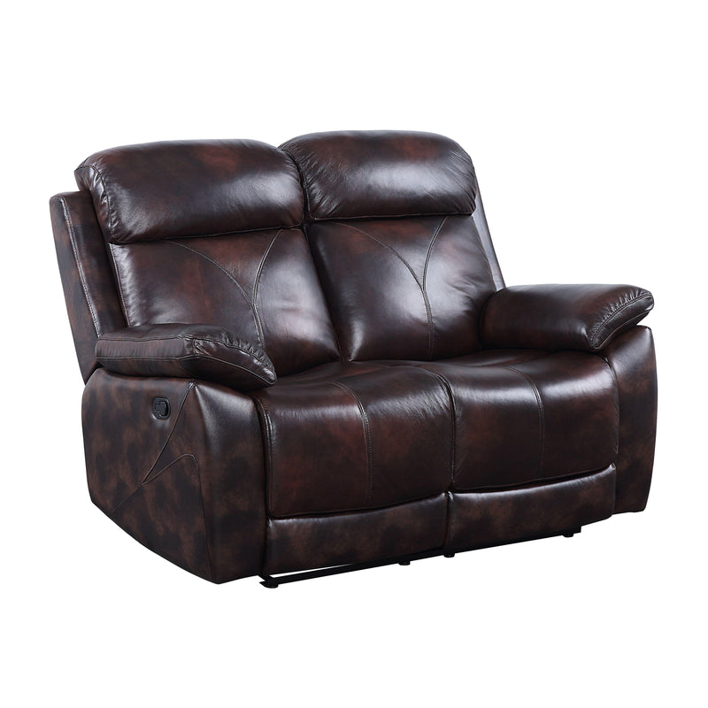 Acme Furniture Perfiel Reclining Leather Loveseat LV00067 IMAGE 2