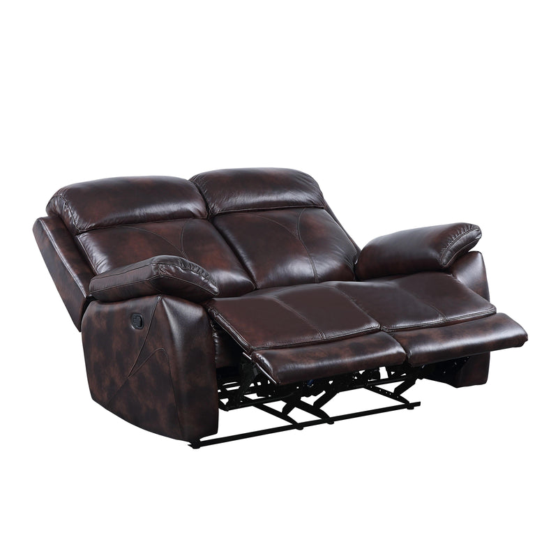 Acme Furniture Perfiel Reclining Leather Loveseat LV00067 IMAGE 3