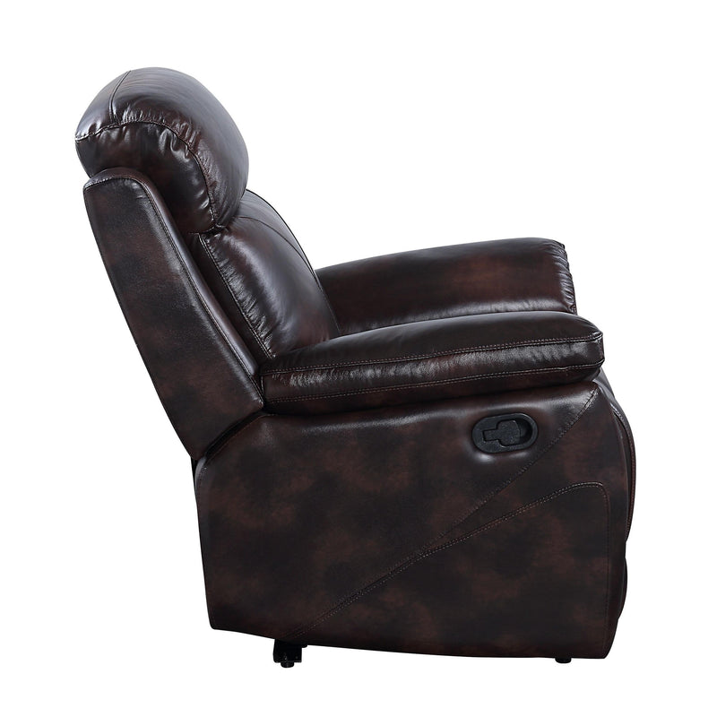 Acme Furniture Perfiel Reclining Leather Loveseat LV00067 IMAGE 5