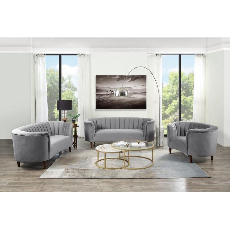 Acme Furniture Millephri Stationary Fabric Loveseat LV00167 IMAGE 6