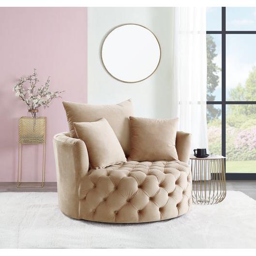 Acme Furniture Zunyas Stationary Fabric Accent Chair AC00290 IMAGE 1