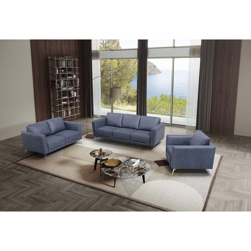Acme Furniture Astonic Stationary Fabric and Leather Look Loveseat LV00213 IMAGE 6