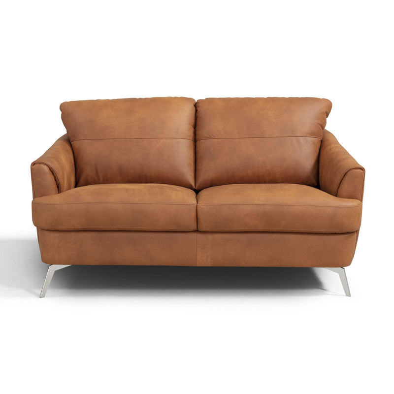 Acme Furniture Safi Stationary Fabric and Leather Look Loveseat LV00217 IMAGE 2
