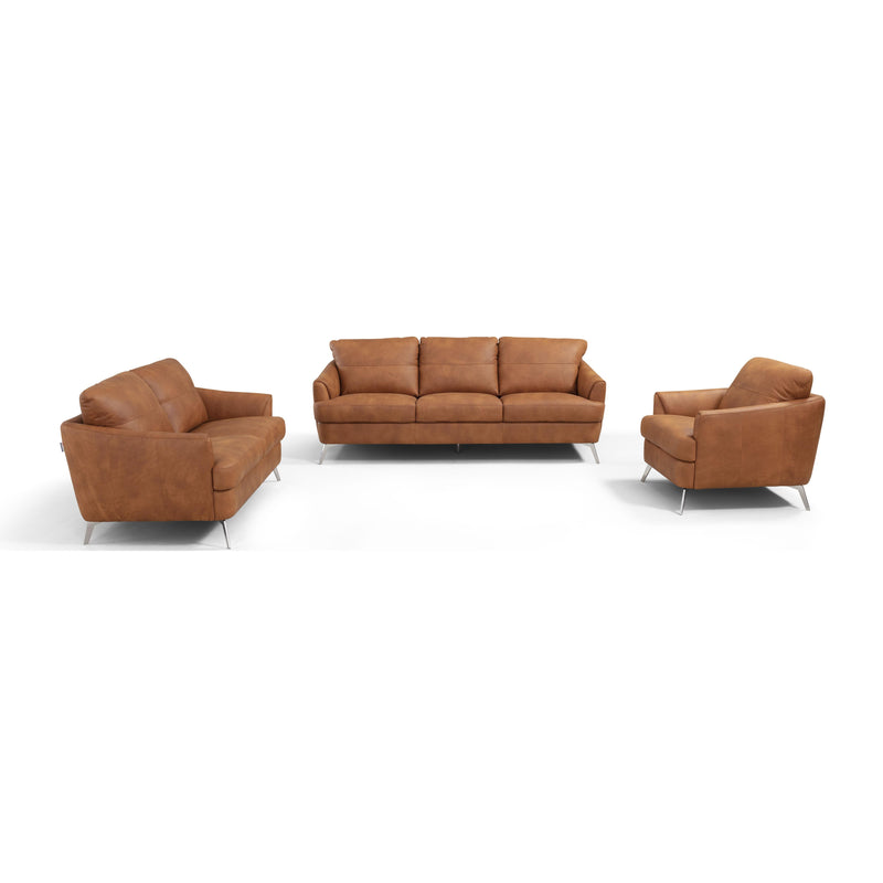 Acme Furniture Safi Stationary Fabric and Leather Look Loveseat LV00217 IMAGE 4